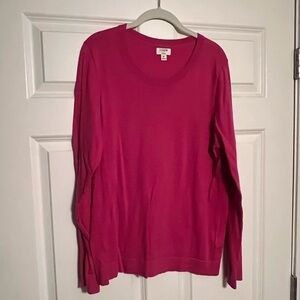 jcrew teddie in pink